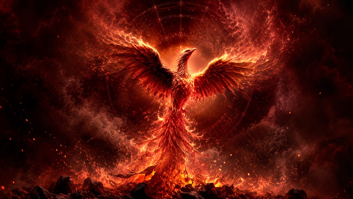 Phönix als Symbol für Transformation und das achte Haus im Horoskop
